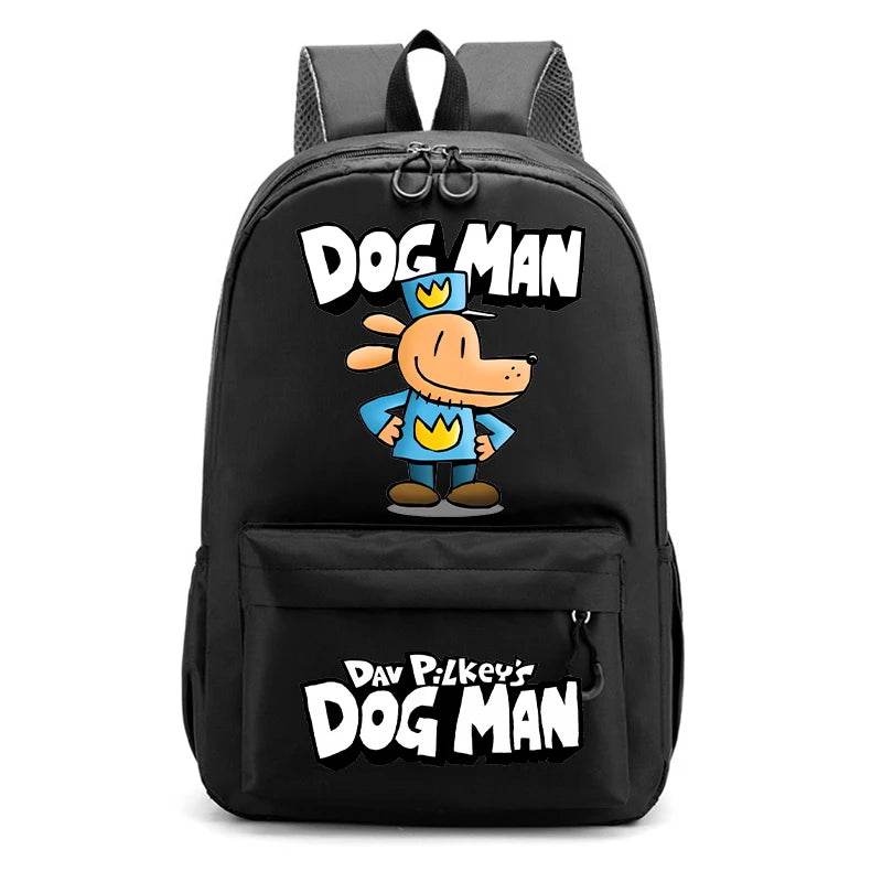 New Dog Man Kids Backpacks Boys Large-capacity School Backpack Cute Cartoon School Bags Children School Supplies Birthday Gifts - AIAZ