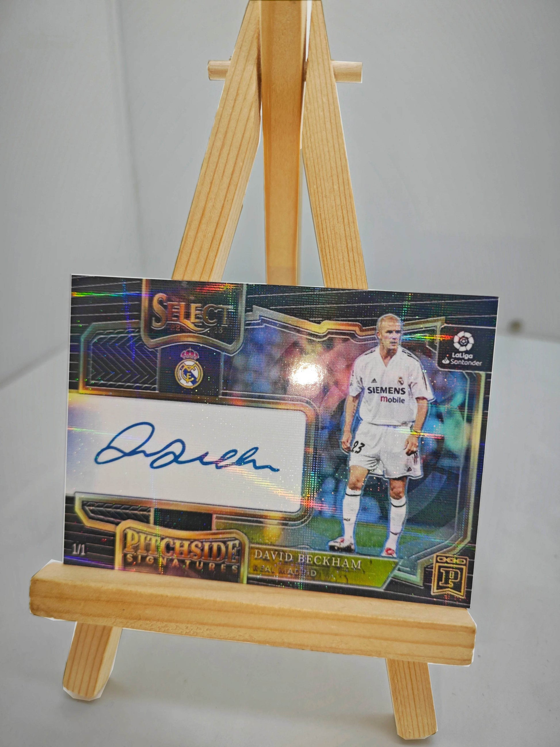 Panini collectible card laser flash DIY Messi Cristiano Ronaldo Kylian Mbappe David Beckham Card bricks Holiday gifts 1.5mmthick - AIAZ