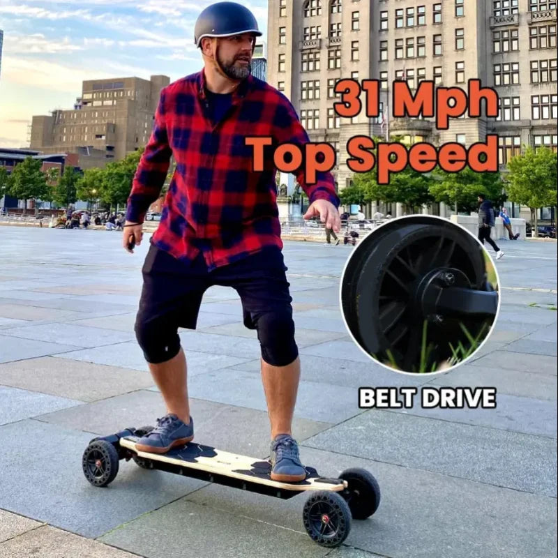 Electric Skateboard - 3500W Dual Motors, 21 Miles Range, 29 Top Speed, 10 Layers Maple,  City Rider 3