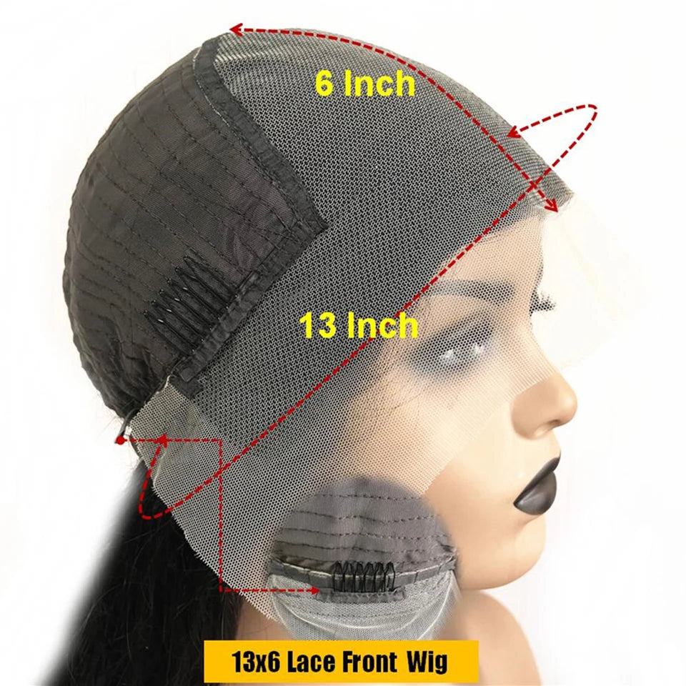 13x6 Lace Frontal Body Wave Wig Brown Roots Ombre Blonde 13x4 Lace Front Human Hair Wigs Baby Hair Transparent 5x5 Closure Wig