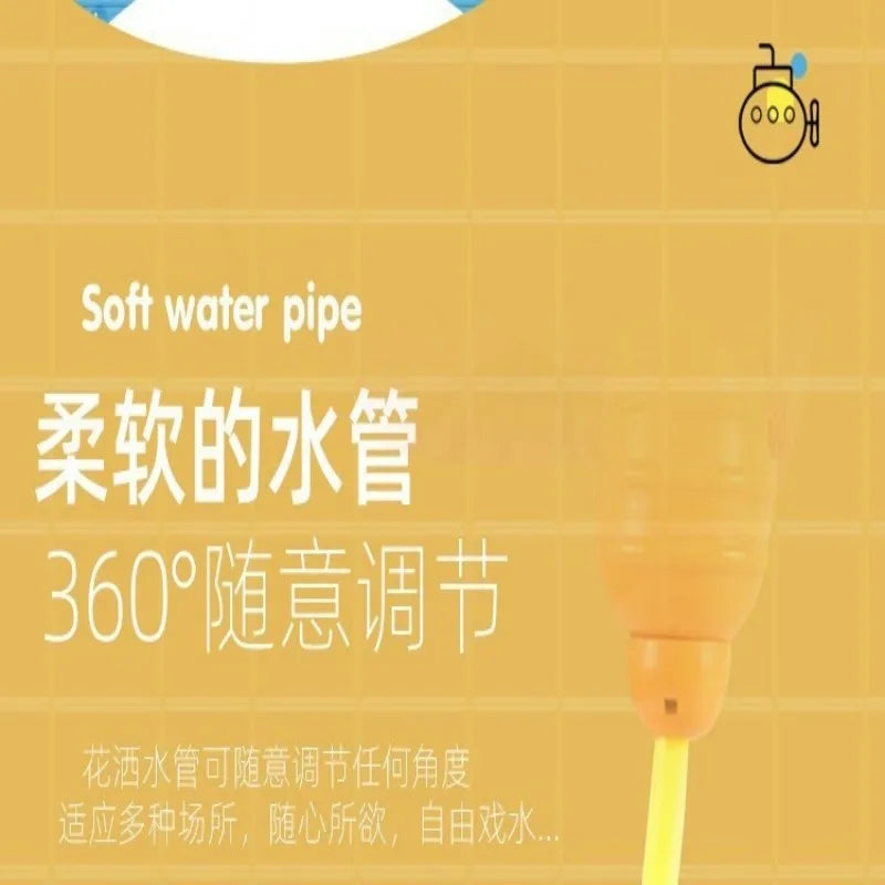 Radish Submarine Shower Baby Bath Toy Infant Play Electric Shower Children Play Water Bath Artifact