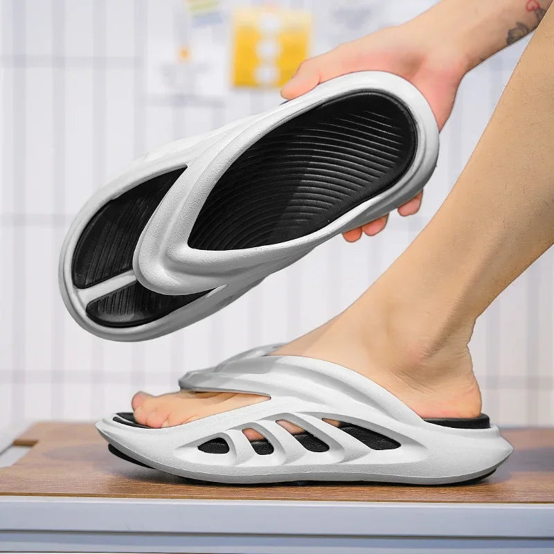 Summer New Men's Slippers Flip Flops Outdoor Indoor Comfortable Soft Slides Casual Shoes Men Beach Sandals Male Slippers