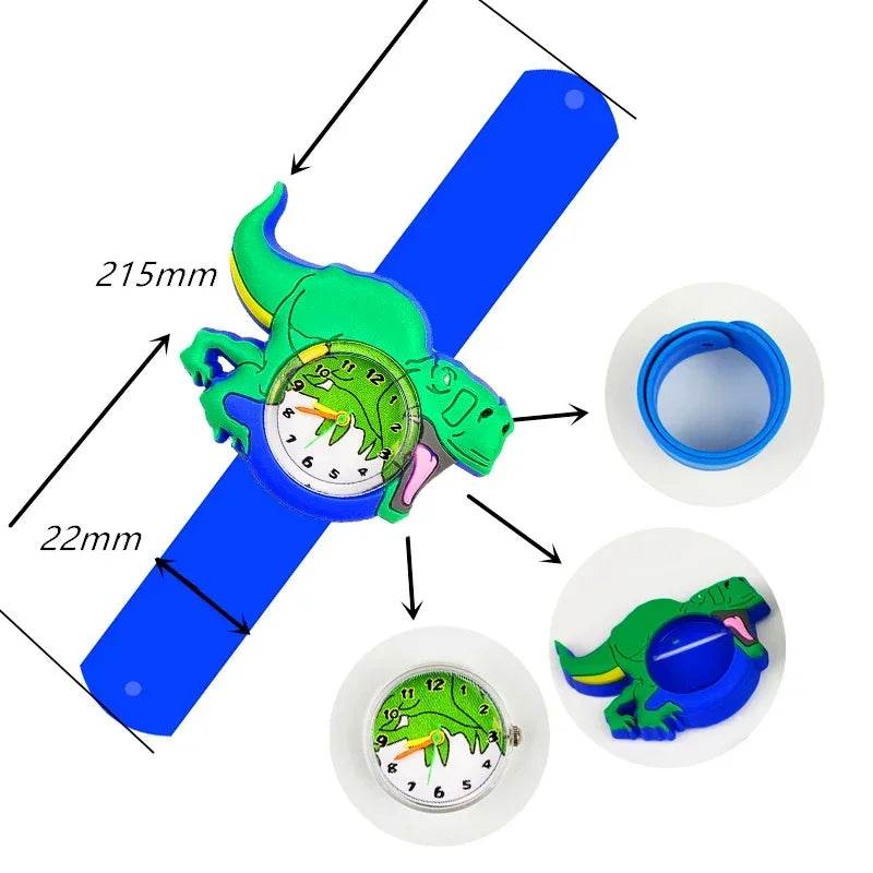 Baby Birthday Gift Children Toys Watches Cartoon Animal Dial Bracelet Kids Watches for Boy Girl 2-15 Years Old Child Clock - AIAZ