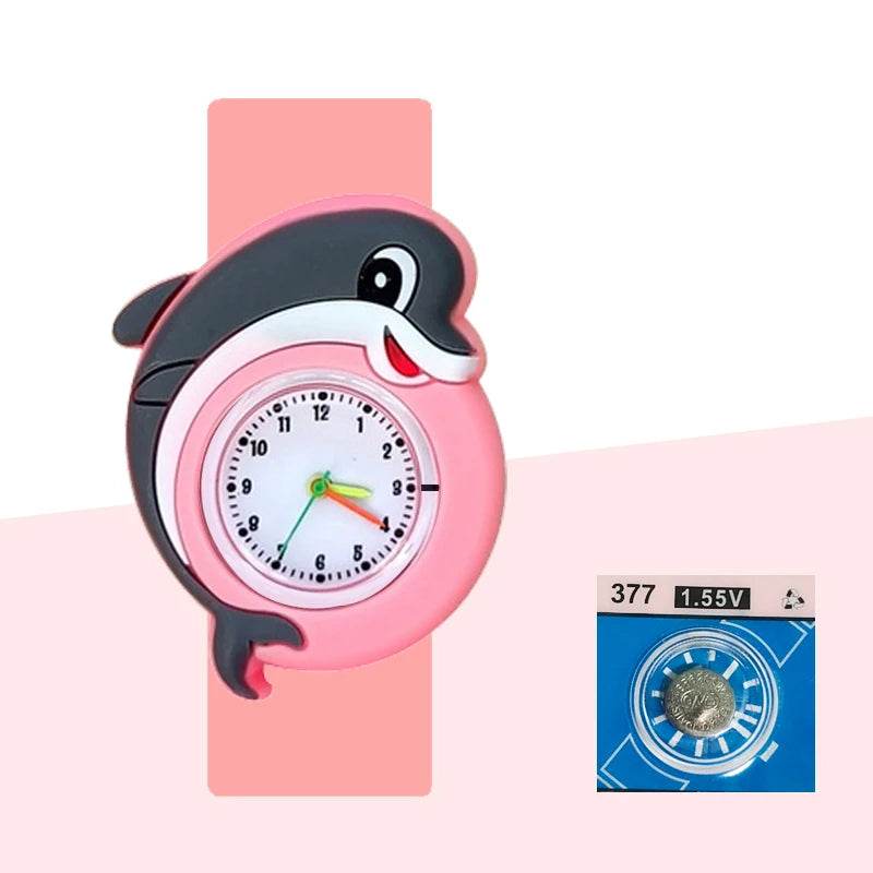 Baby Birthday Gift Children Toys Watches Cartoon Animal Dial Bracelet Kids Watches for Boy Girl 2-15 Years Old Child Clock - AIAZ