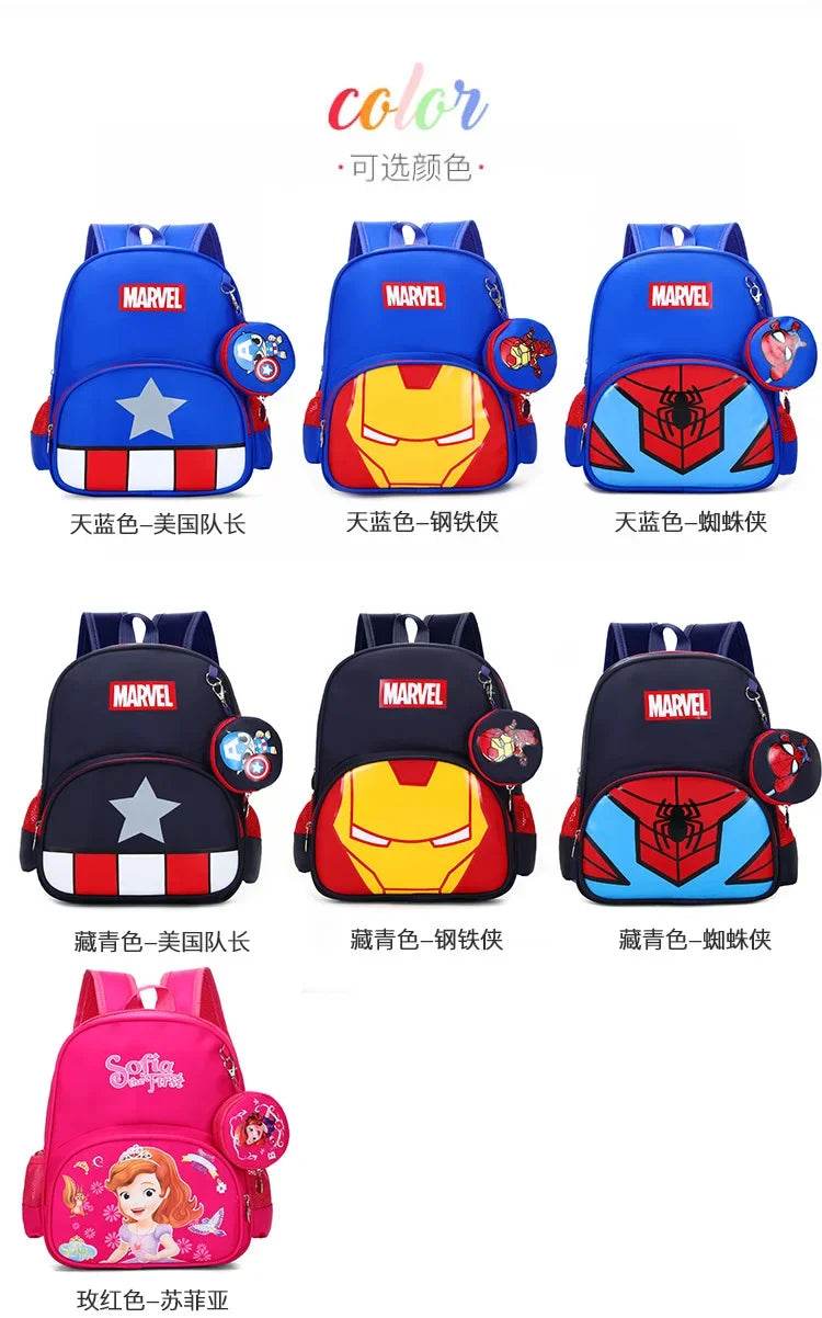New Children School Bag Boys Girls Spider Man Cartoon Kindergarten Schoolbags Kids Orthopedic Backpacks 4-13 Year - AIAZ