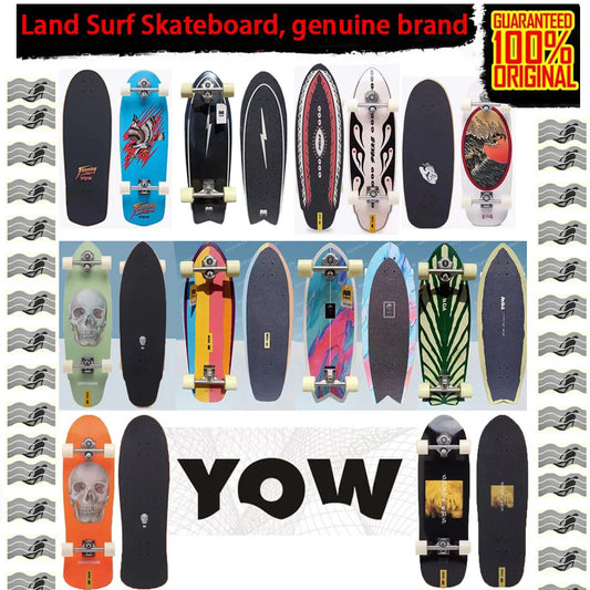 YOW land surf skateboard longboards whole kits good quality spring system branded with trucks wheels bearings and tool