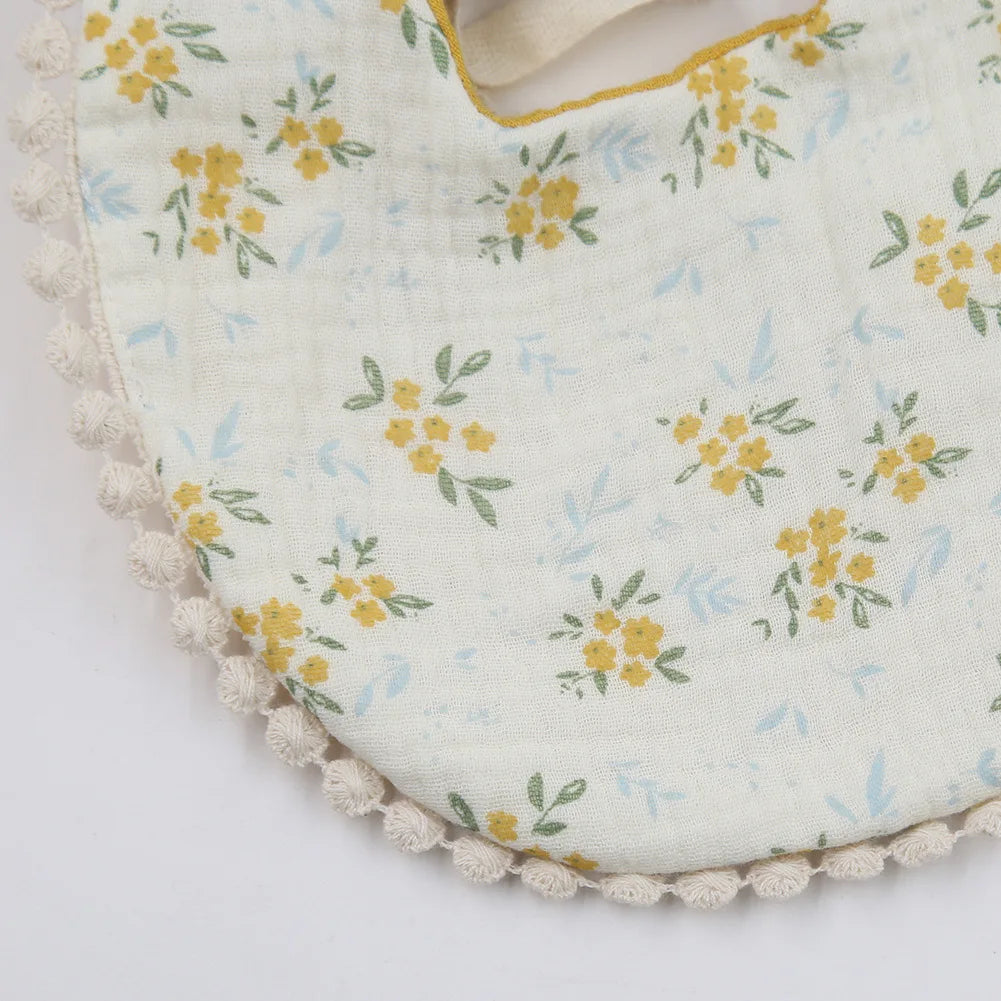Personalized Custom name Embroidered Newborn letter Nursery Baby Bibs burp cloth suit Cotton Gifts for Boy Girl  ﻿