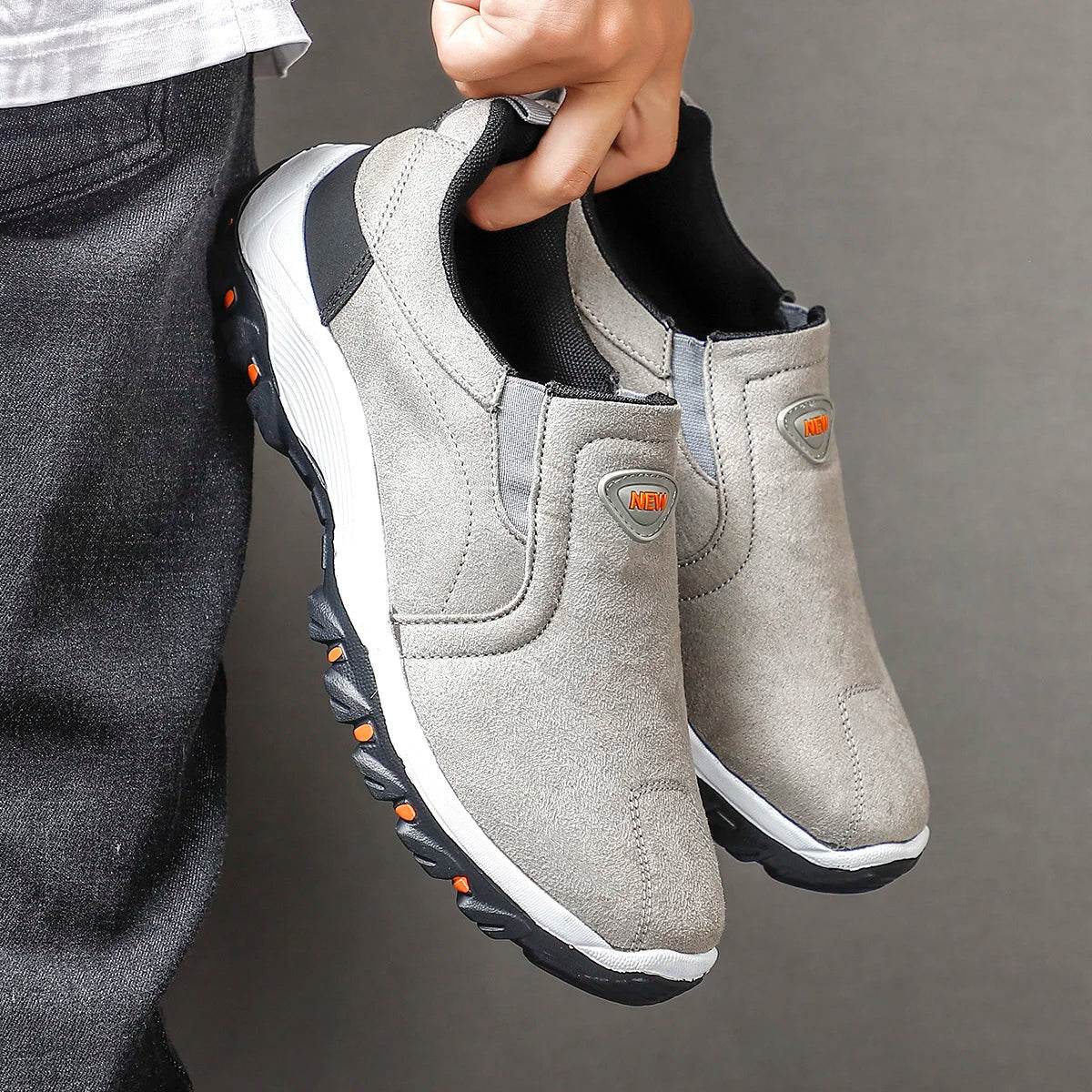 Men Shoes Comfortable Casual Shoes for Men Walking Sneakers Slip On Loafers Men Lightweight Moccasin Male Footwear - AIAZ