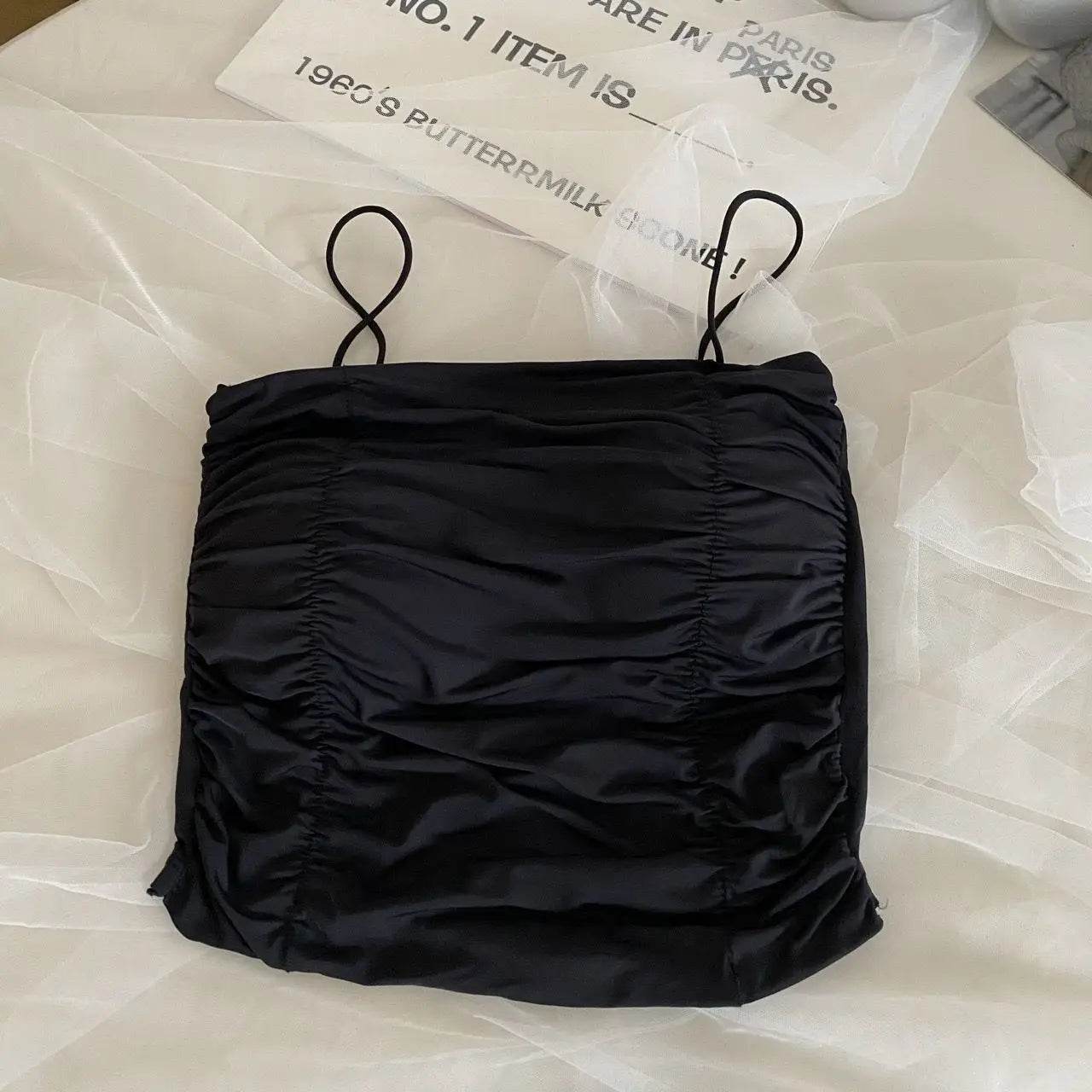 Women Crop Tops Sexy Tank Top For Lady Summer Tube Tops With Cups Female Underwear Lingerie Woman Clothing Girls Camisole Vest - AIAZ