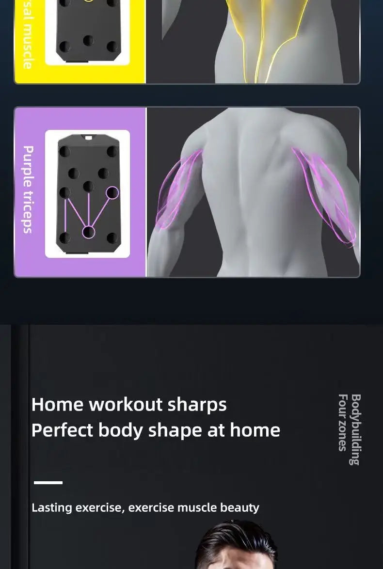 Folding Push-up Board Support Muscle Exercise Multifunctional Table Portable Fitness Equipment Abdominal Enhancement Support