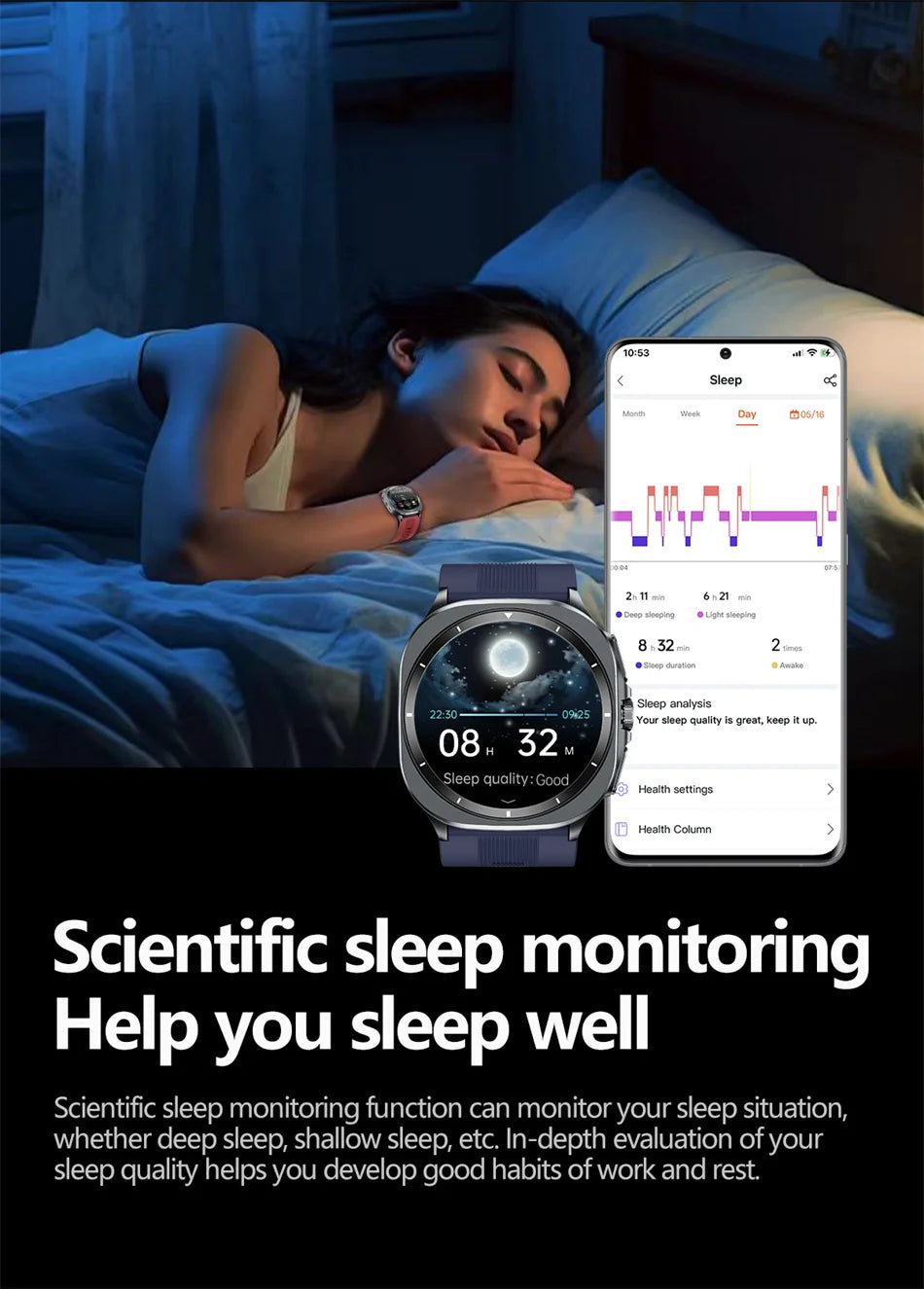 2025 New Health Nursing Accurate Measure Blood pressure Smart Watch With Air pump airbag Blood lipids Uric acid Smartwatch Men