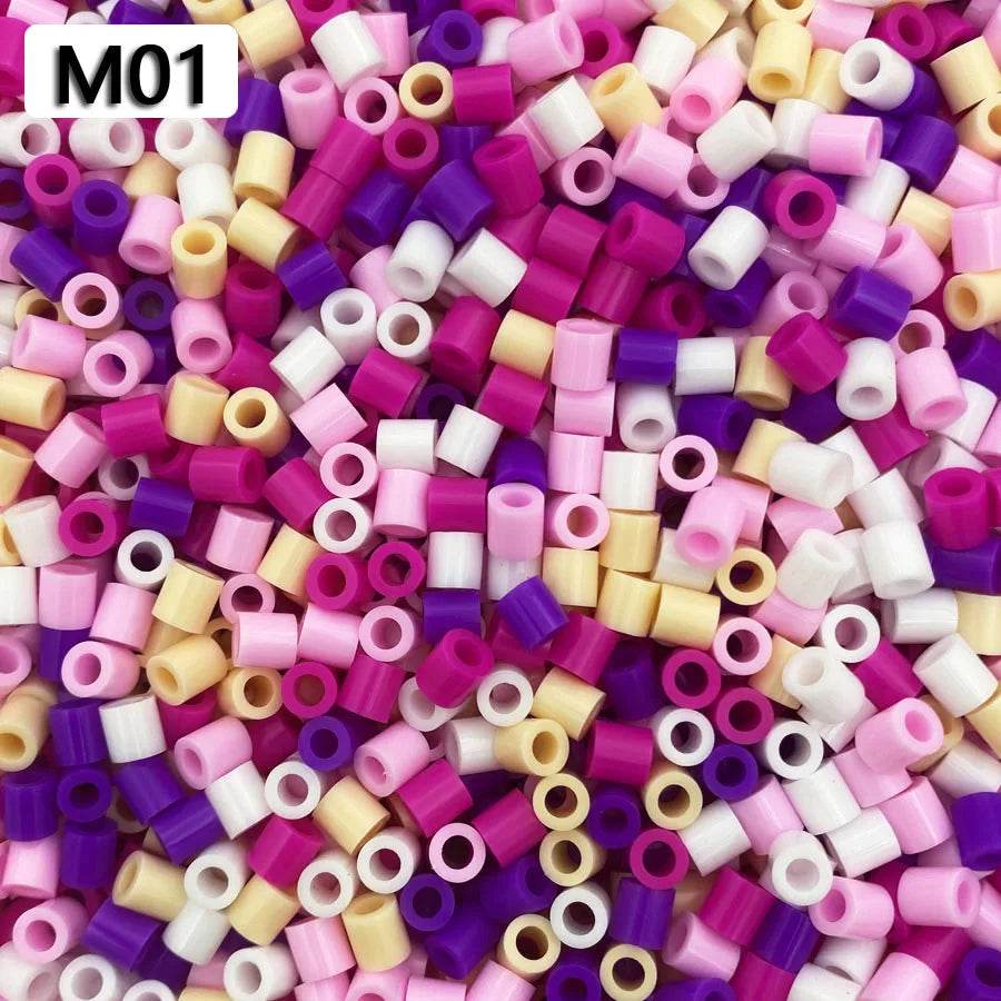 5MM 1000PCs Pixel Puzzle Iron Beads for kids Perler Hama Beads Diy High Quality Handmade Gift toy Fuse Beads - AIAZ
