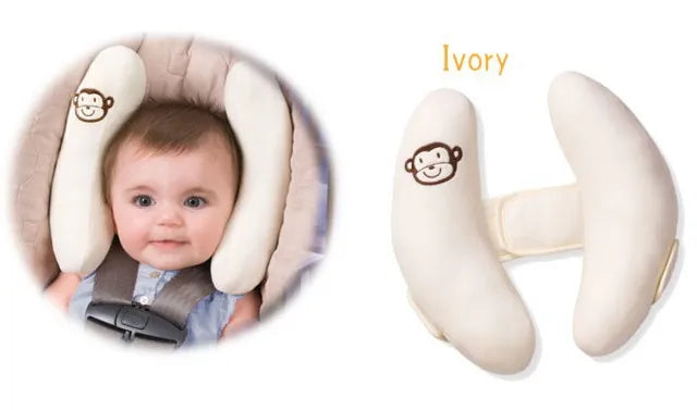 Soft Adjustable Infant Child Baby Head Protection Pad Car Seat Stroller Pillows Safety Head Neck Cushion Pad Support