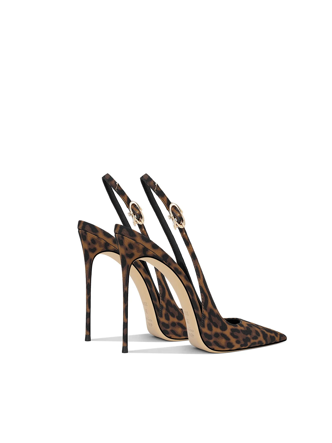 2025 new leopard print pointed French high-end sense small man not tired feet with skirt stiletto high heels women