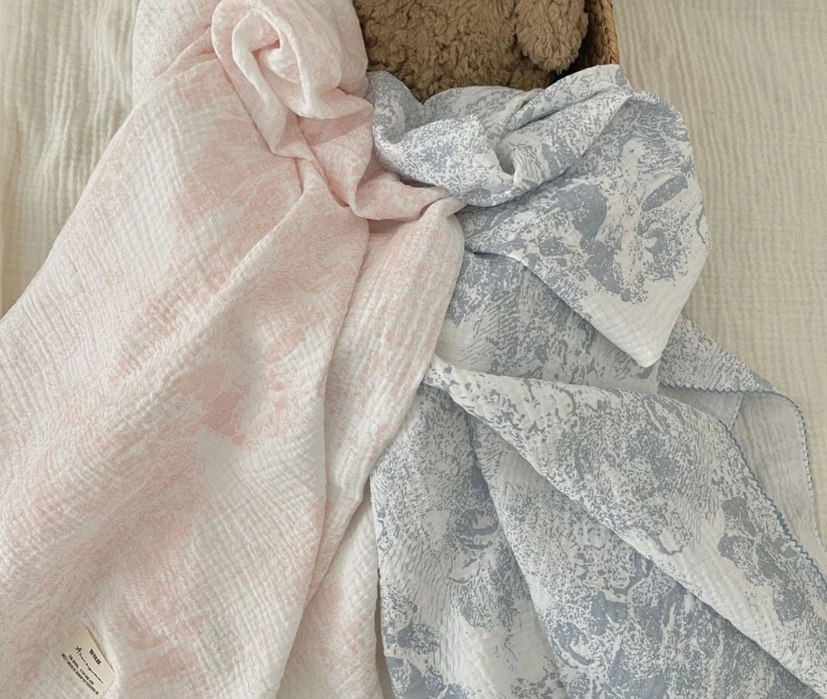 Muslin Swaddle Blankets Newborn Summer Baby Blanket Cotton Infant Swaddle Wrap Receiving Blanket For Crib Stroller Sleeping Item