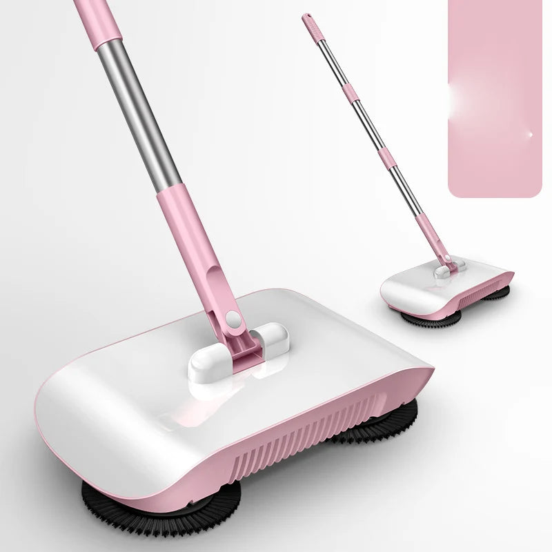 Manufacturer Hand Push Sweeping Robot Household Broom Dustpan Set Household Cleaning All-In-One Machine Lazy