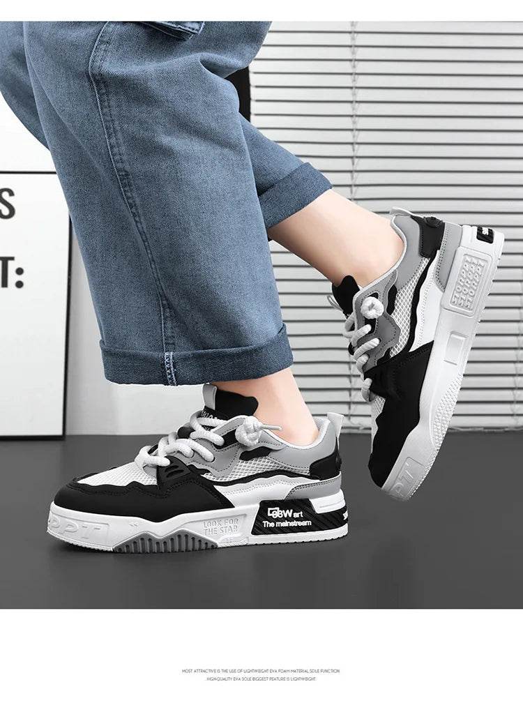 Men Shoes Platform Male Sneakers 2025 New Vulcanized Shoes for Men Casual Running Shoes Large Size 45 46 Hot Sapatos Masculinos - AIAZ