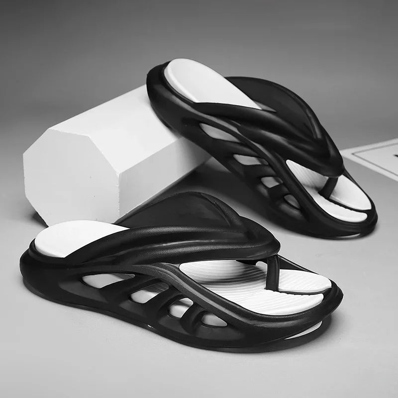 Summer New Men's Slippers Flip Flops Outdoor Indoor Comfortable Soft Slides Casual Shoes Men Beach Sandals Male Slippers