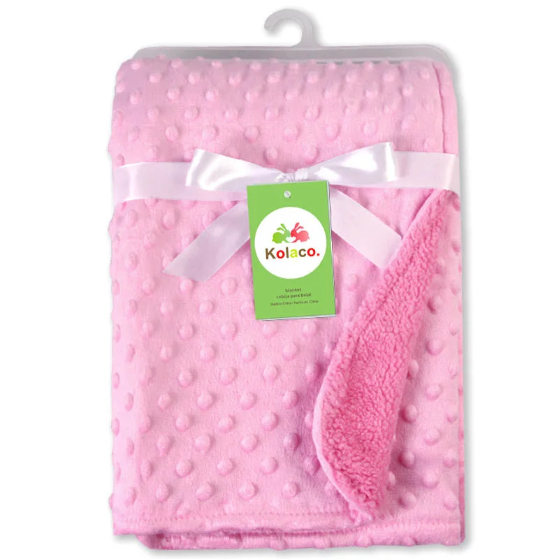 Personalized Baby First Name Cover Kids Custom Blanket Newborn Boy Girl Birthday Gift Swaddle Bed Toddler Stroller Crib Blanket