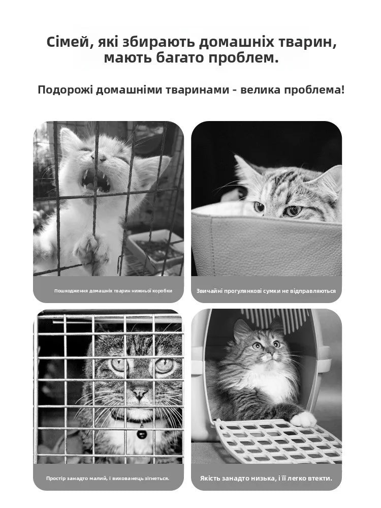 Portable Handheld Plastic  Carrier Air ip Cage Pet Transport Box for Traveling Carrng Dog Cage  Travel Bag