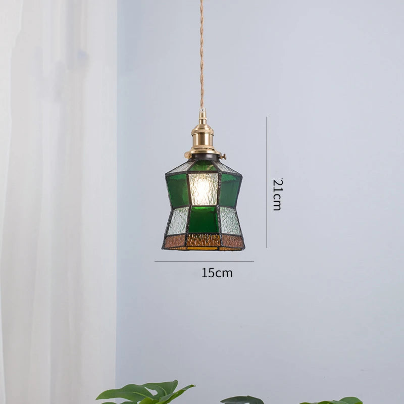 IWHD 2022 NEW Nordic Glass LED Pendant Lights Fixtures Copper Bedroom Dinning Room Restaurant Modern Hanging Lamp Lighting