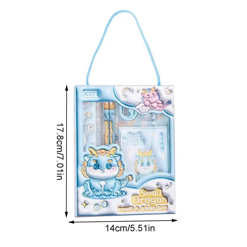 Kids Animals Style Stationery Set 6PCS School Supplies Package Back to School Stationery Pack for Kids Children Girls Boys - AIAZ
