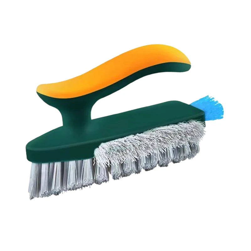1/2pcs 4-in-1 Crevice and Floor Scrub Brush Durable Plastic Portable Design for Bathroom Kitchen Living Room Cleaning