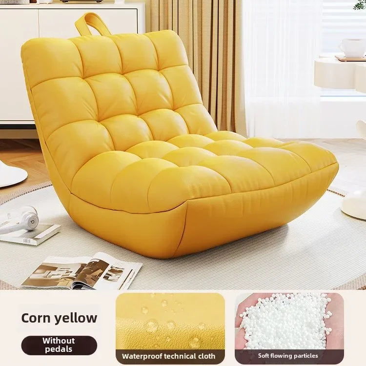 Solo Sofa Lazy Couch Tatami Living Room Bedroom Lovely Leisure Single Chair  Balcony Rocking Chair  Sofa Bed Reading Chair