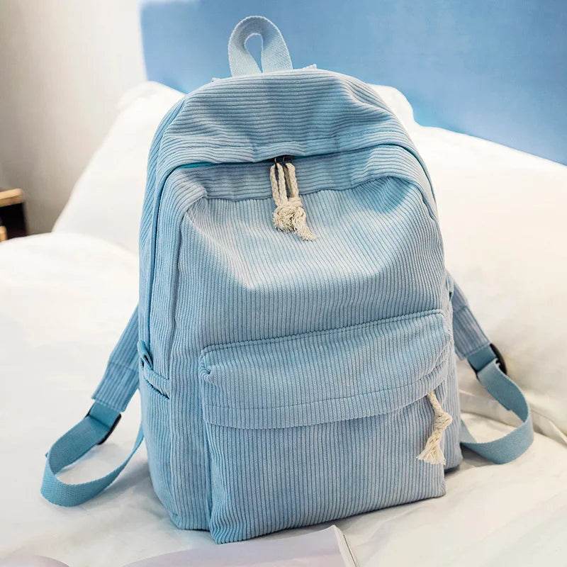 Personalized Kids Backpack & Lunch Bag, First Day of School Gift Bag With Name, Toddler Backpack, Corduroy Bag, Birthday Gift - AIAZ