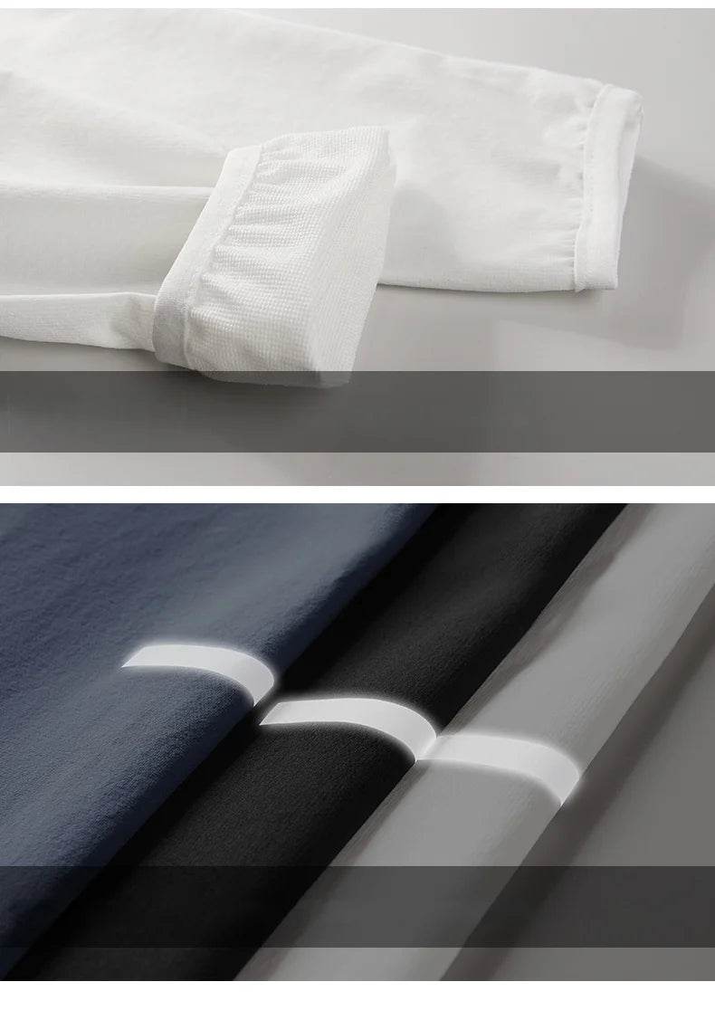 2025 summer Men's Quick Dry Jacket Suit 1-4 piece Outdoor Fitness Running Sets Sports Jogging Pants Workout Clothes Sportswear - AIAZ