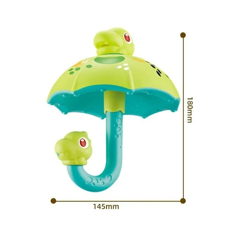 Funny Baby Bath Shampoo Rinse Cup Cartoon Shower Spray Water Dinosaur Umbrella For Baby Bath Shower Playing Gifts