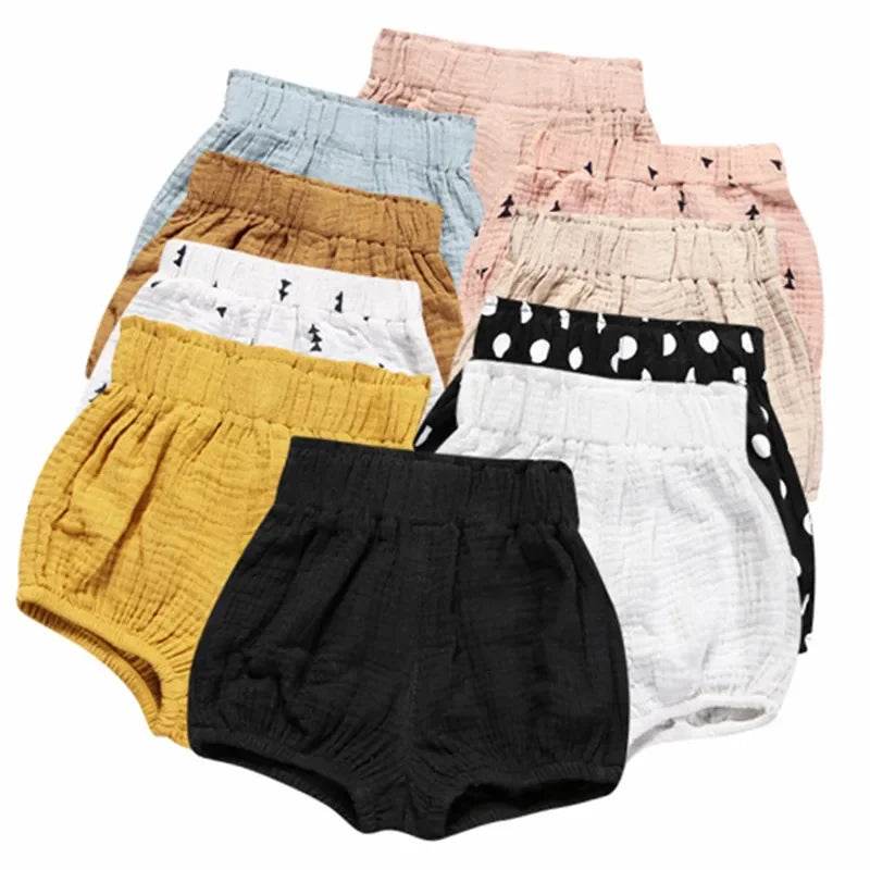 Summer Infant Baby Shorts for Boys Girls PP Pants Children's Clothing Boys Comfortable Cotton Linen Kids Clothes Shorts 3M-6Y - AIAZ