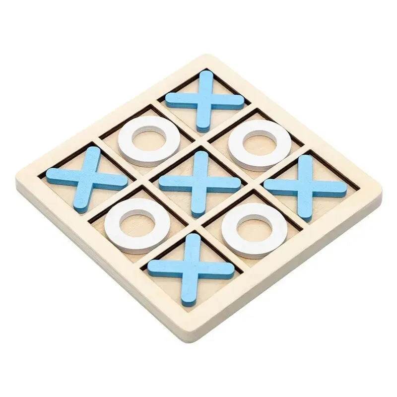 Montessori Play Game Wooden Toy Mini Chess Interaction Puzzle Training Brain Learing Early Educational Toys For Children Kids - AIAZ