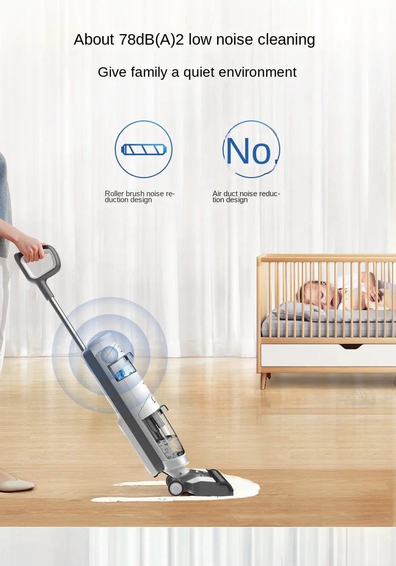 TINECO wireless floor scrubber cleaning machine IFLOOR SE household wet and dry dual-purpose suction and mop integrated