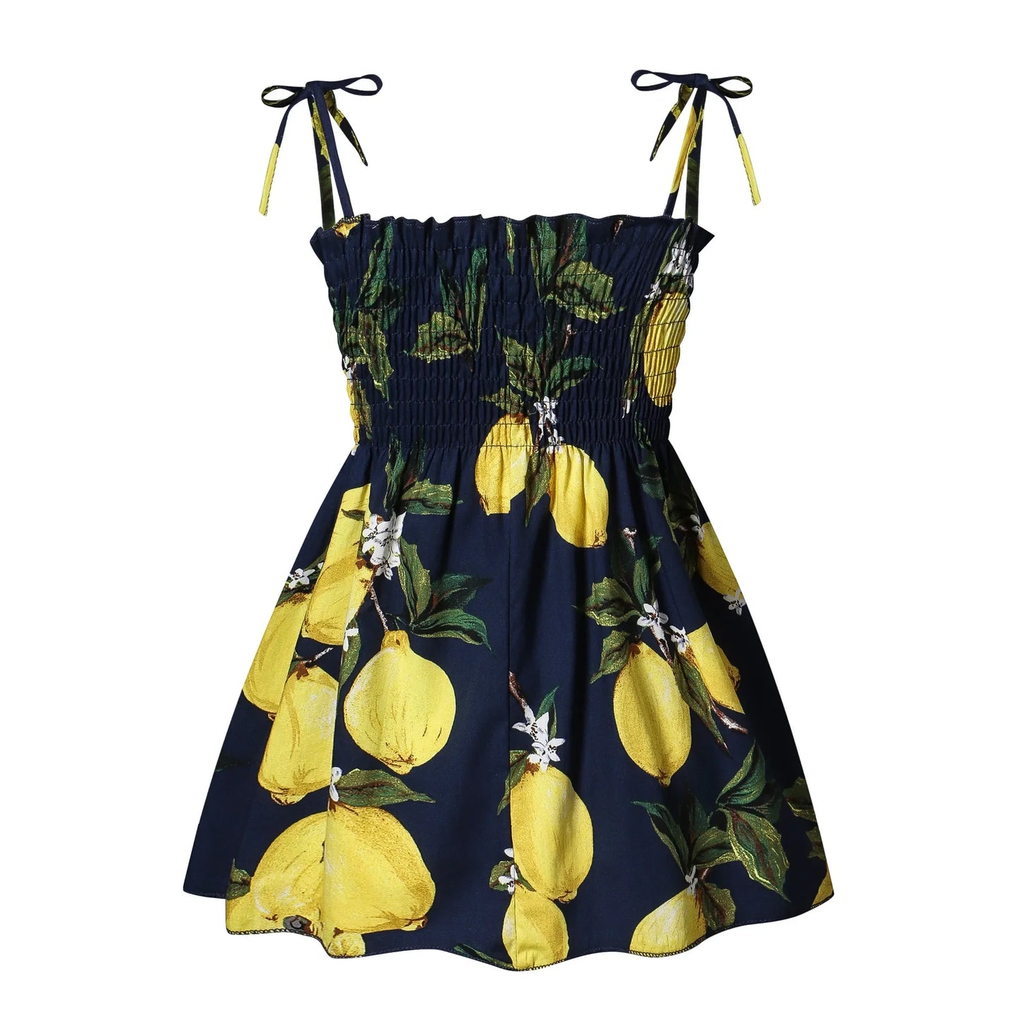 ‌2025 Summer Girls Princess Beach Dress Strapless Floral Print Sleeveless Party Wear Toddler Solid Color Casual Fashion 1-6Y