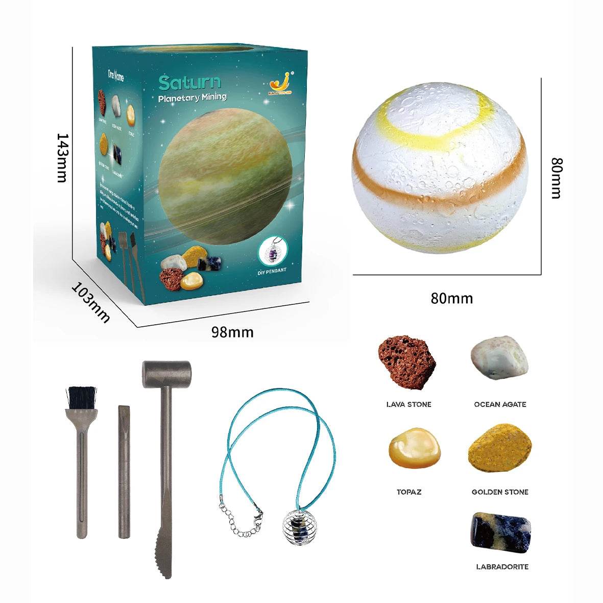 Children's Archaeology Digging Treasure Planet Gem Ore Exploration of The Solar System Mining Science Education Educational Toys - AIAZ