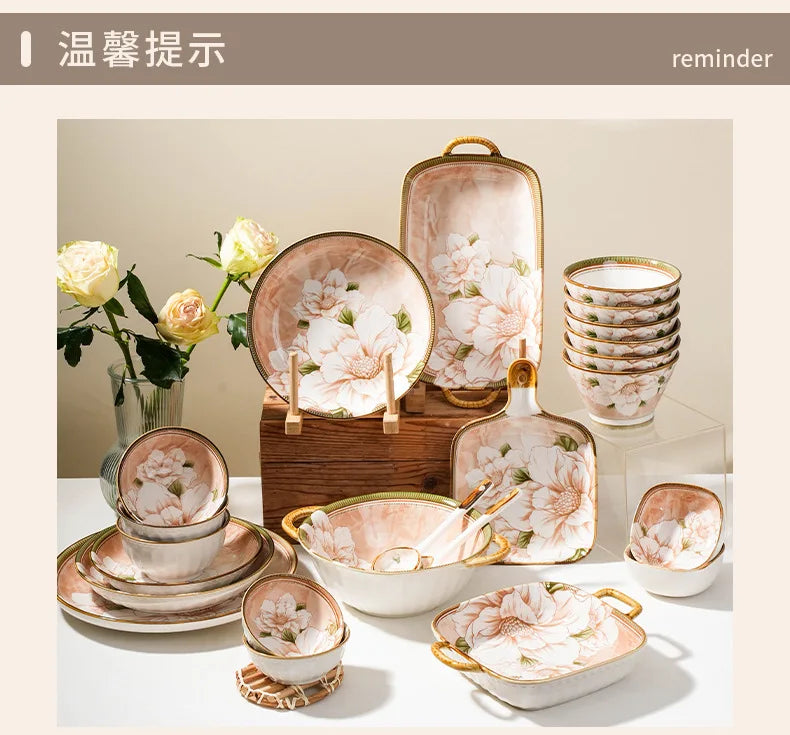 High-quality Ceramic Spoons Wholesale Combinations Household Gift Tableware Sets