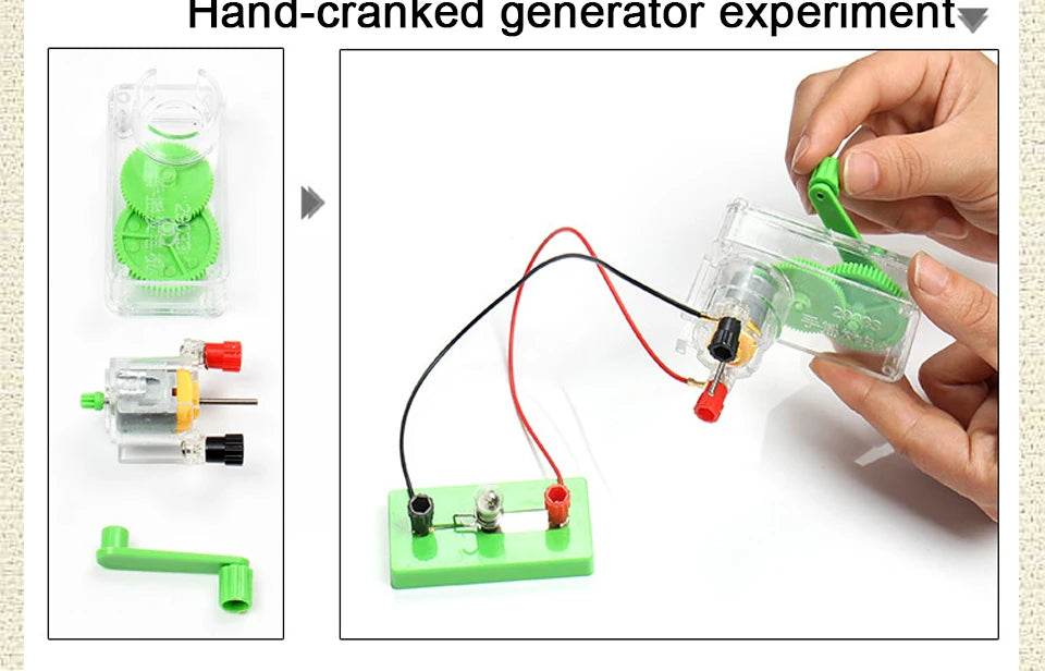 Physics Labs Basic Electricity Discovery Circuit Magnetism Experiment Kits Science Education Toy for Junior Senior High School - AIAZ