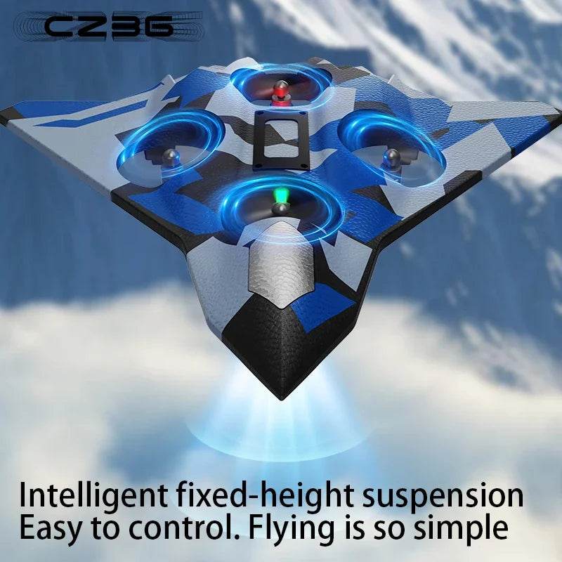RC Aircraft EPP Foam Stunt Glider Electric Fighter Remote Control Airplane Fall Resistant Plane Toys for Boys Kids CZ01 CZ63 - AIAZ