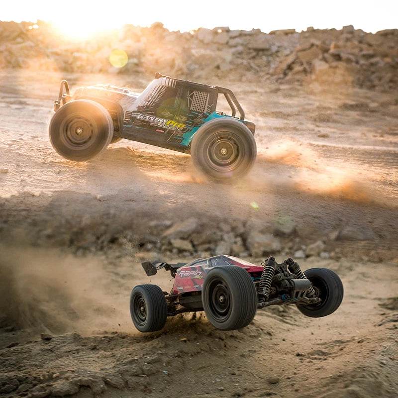 16103PRO 2.4GHz 70KM/H Professional RC Car: Brushless Motor, 1:16 Scale 4WD High-Speed Off-road Climbing Vehicle Wtith LED Light - AIAZ