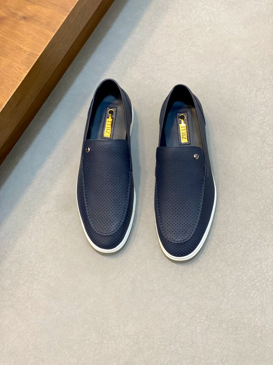 OECHSLI Shoes Cowhide Suede 2025 new breathable comfortable quality genuine leather comfort Men‘s European big size 38-46