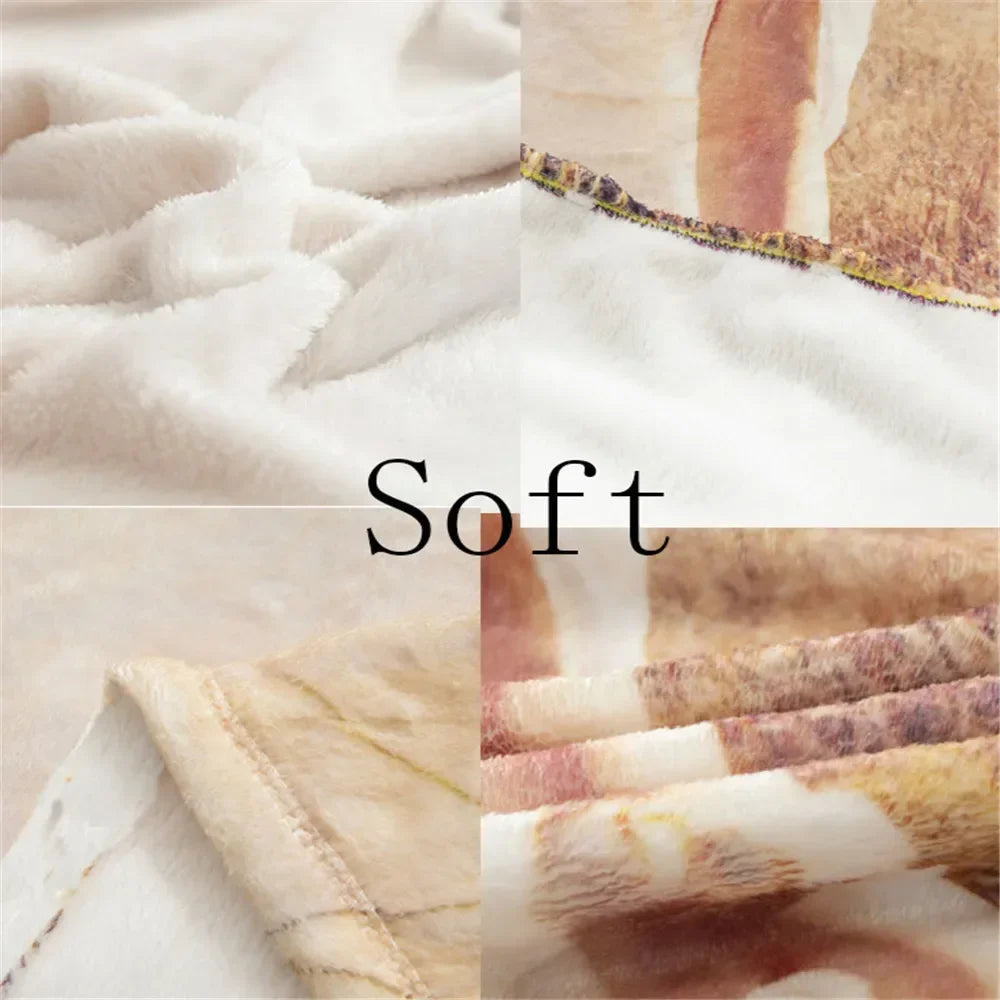 Home decoration plush Throw Sofa blanket Bedspread bed fluffy soft blankets decor Plaid Modern nordic rainbow cute winter