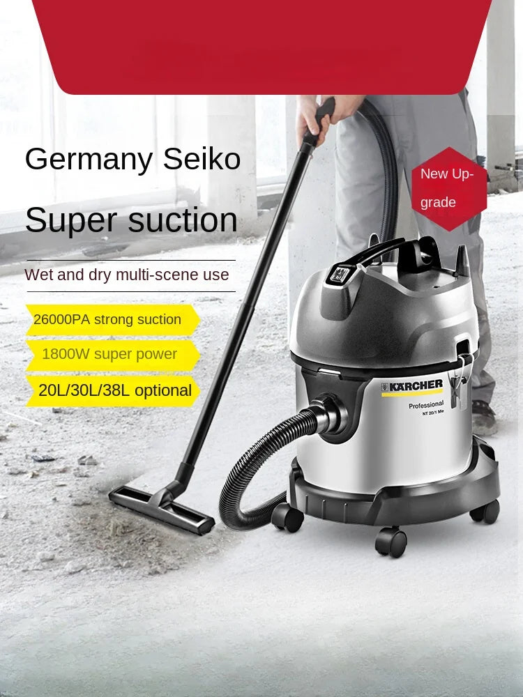 Germany karcher karcher household and commercial vacuum cleaner, bucket type wet and dry metal dust bucket NT20/1