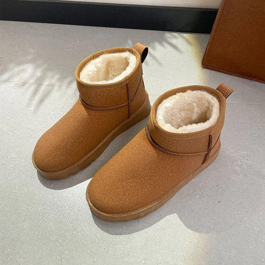 New 2025 Women Winter Ultra Mini Boot Designer Australian Platform Boots for Leather Warm Ankle Fur Booties Luxury Boots
