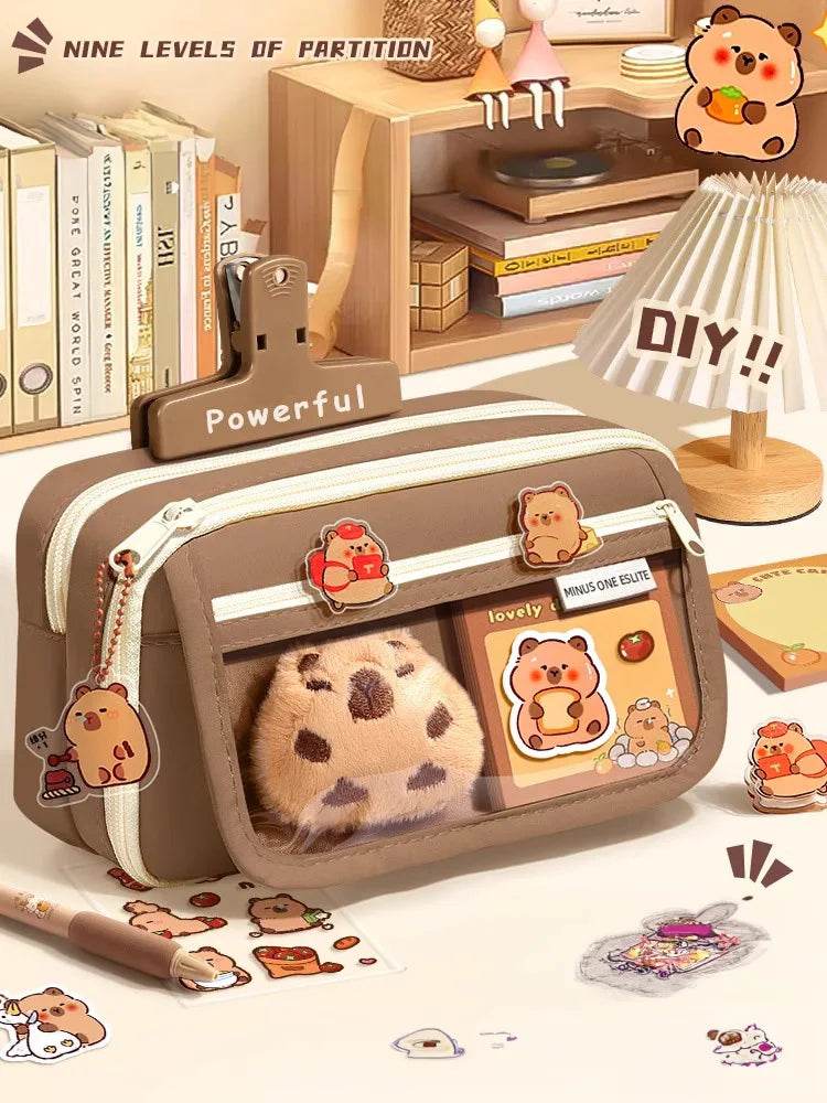 Back To School Supplies Set Cute Pencil Case For Girls Aesthetic Stationery Return To Classes Useful Accessories Scholar Kit - AIAZ