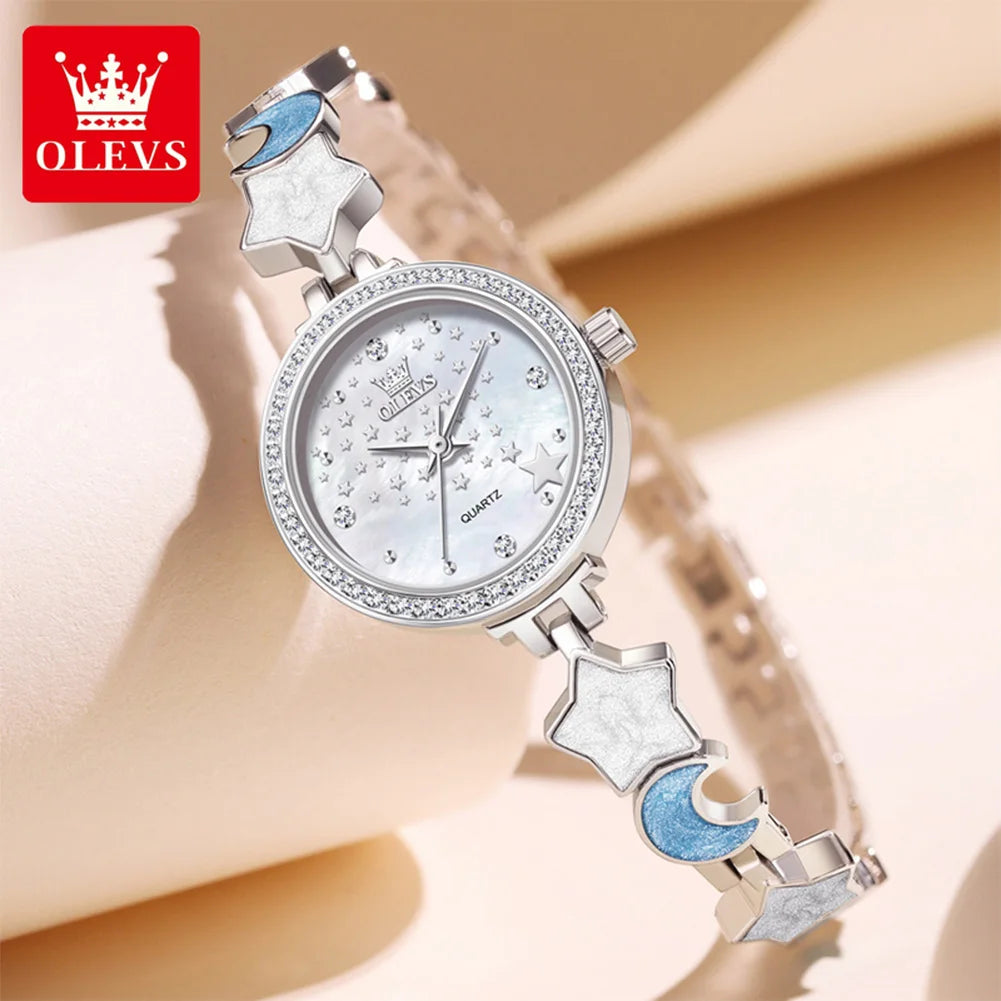 OLEVS New 5665 Watches For Women Elegant Luxury Original Quartz Watches Waterproof Luminous Ladies Ladies Watch Reloj
