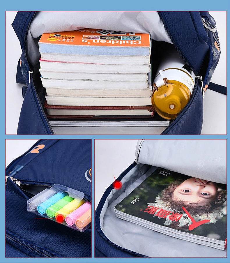 Children School Backpack Waterproof Schoolbags Children School Bags for Girls Boys Primary School Backpacks Kids Mochila Escolar - AIAZ