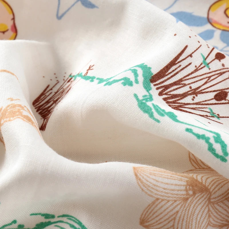 Newborn Delivery Room Bag, Soft and Skin-Friendly Baby Swaddle Wrap, Baby Bath Towel, Baby Blanket, Available in All Seasons