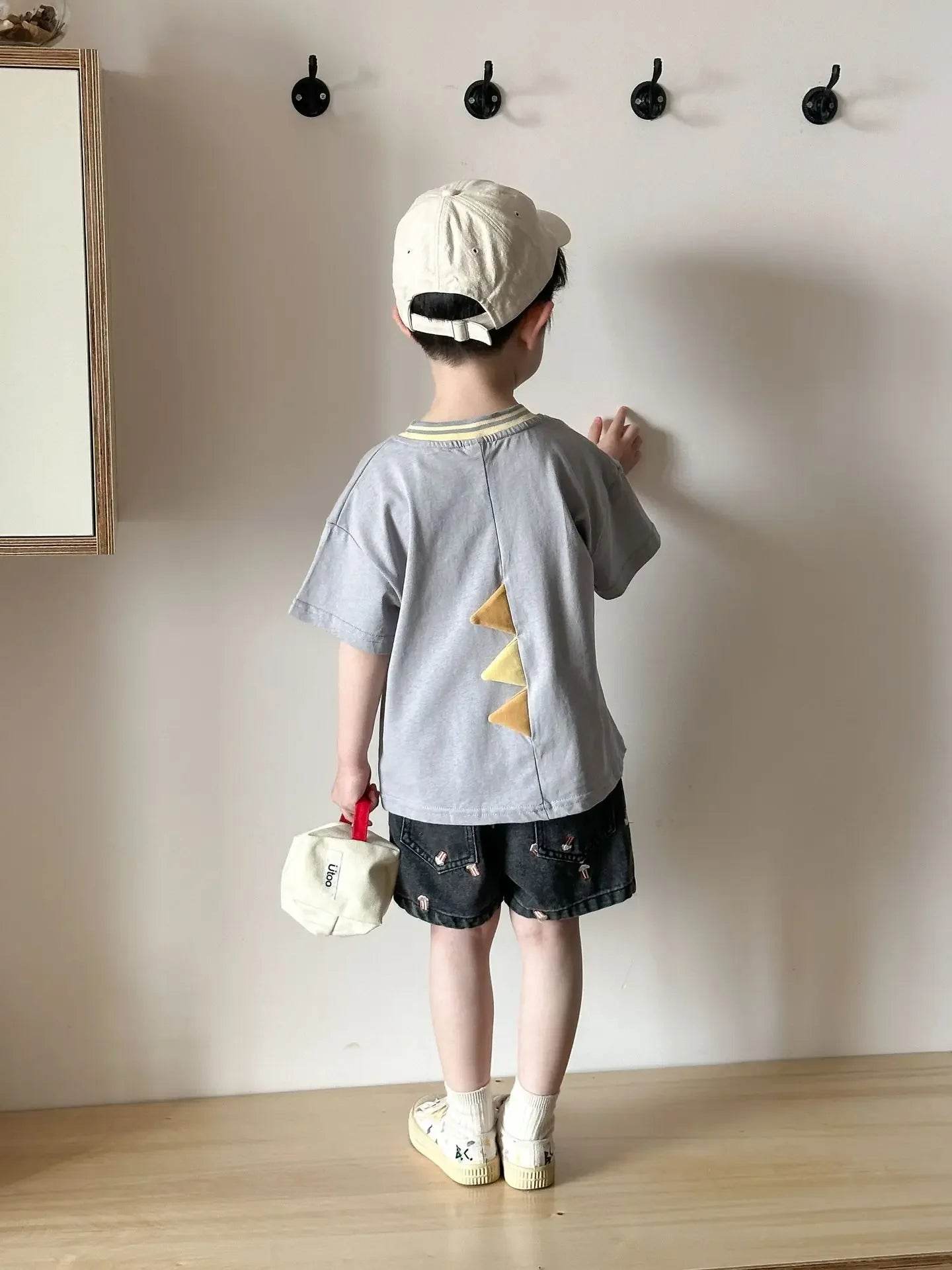 Fashion Cartoob Print Denim Kids Shorts Girls Pants Summer 2025 New Boys Summer Clothes Baby Loose Casual Pants - AIAZ