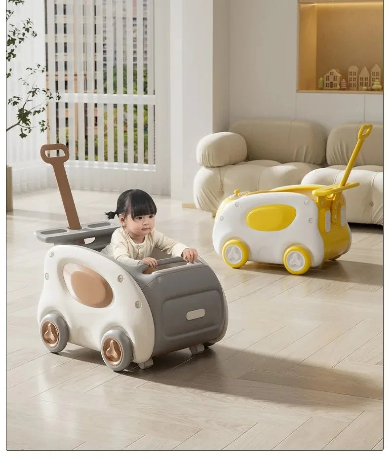 Multifunctional Anti-rollover and Anti-O-leg Baby Children's Toy Hand-pushing Balance Walker